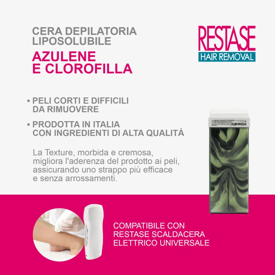 Cera liposolubile roll on azulene e clorofilla - immagine 3