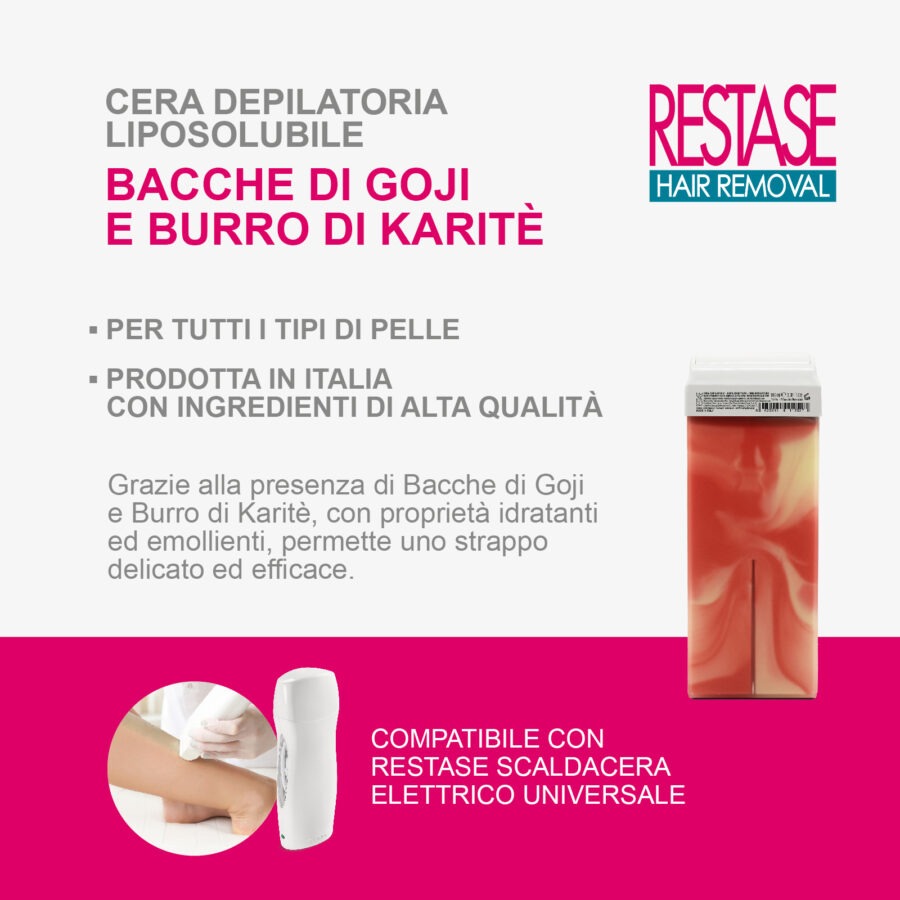 Cera liposolubile roll on goji e karitè - immagine 3
